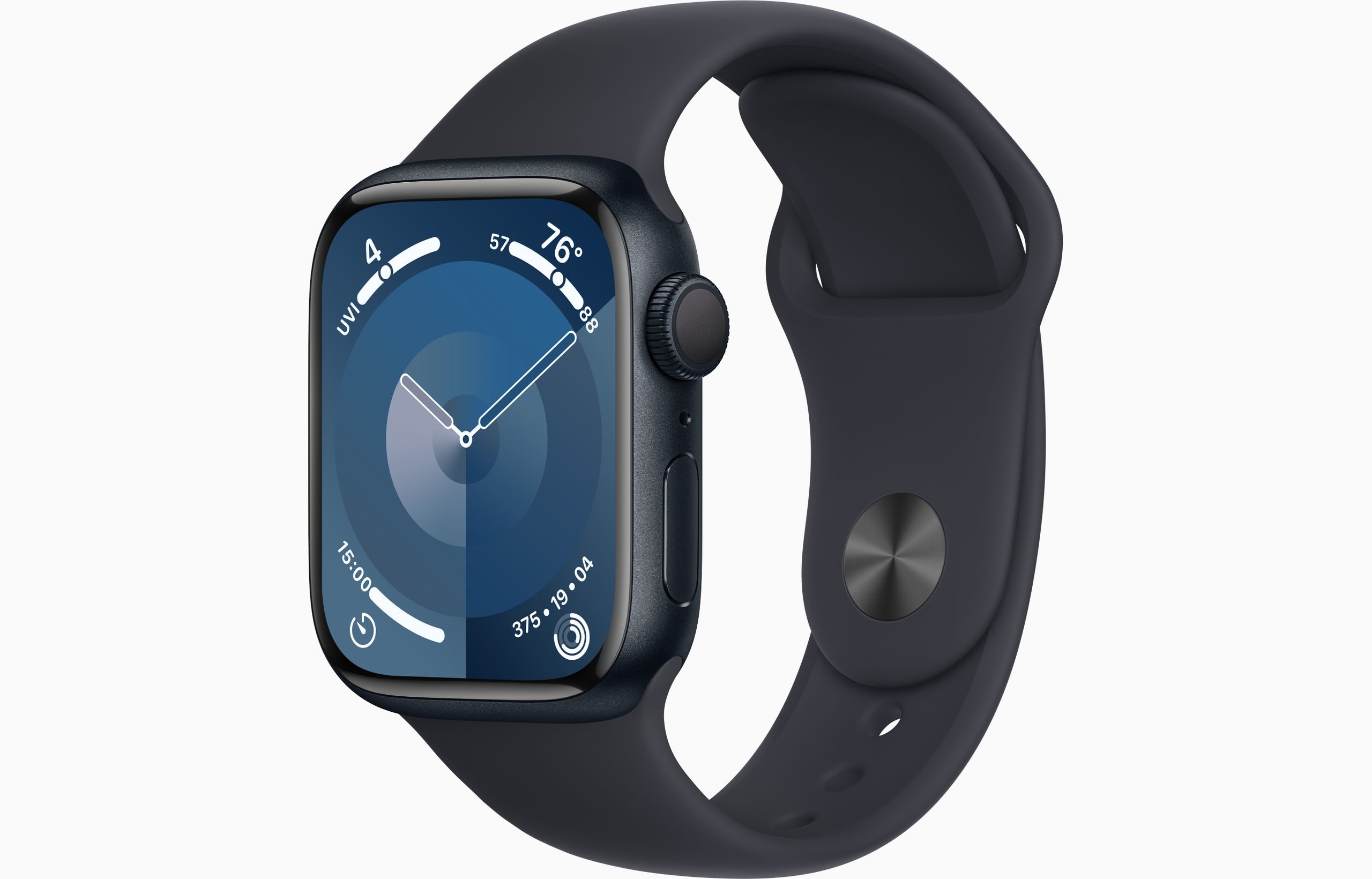Apple Watch S9/ 45mm/ Midnight/ Sport Band/ Midnight/ -M/ L0 