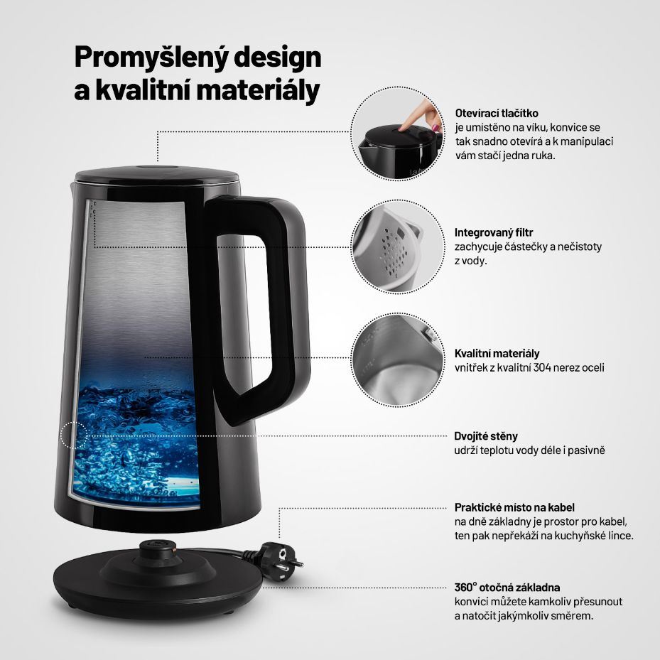 Lauben Electric Kettle 1800BC2 
