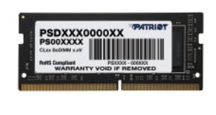 Patriot/ SO-DIMM DDR4/ 16GB/ 2666MHz/ CL19/ 1x16GB0 