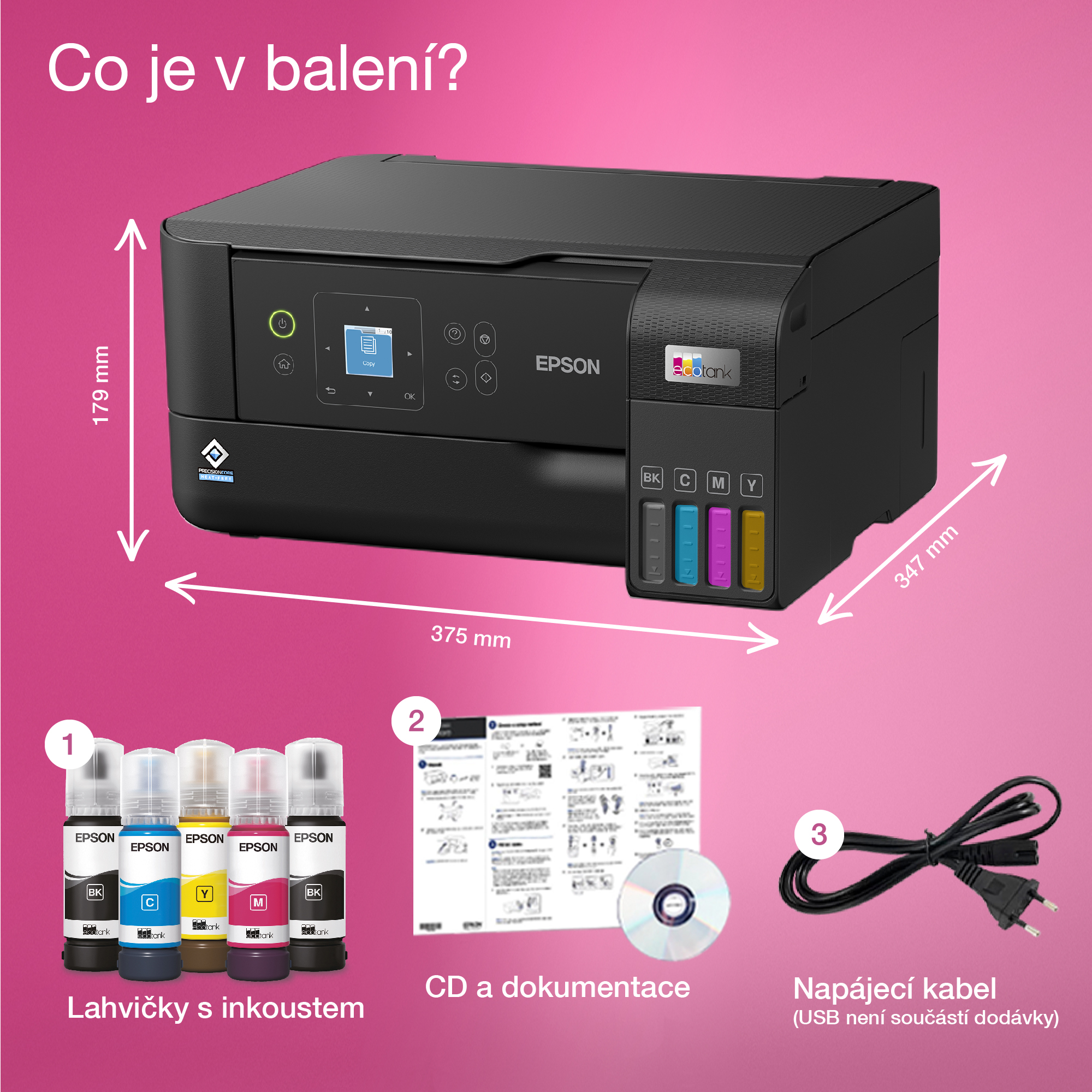Epson EcoTank/ L3560/ MF/ Ink/ A4/ WiFi/ USB3 