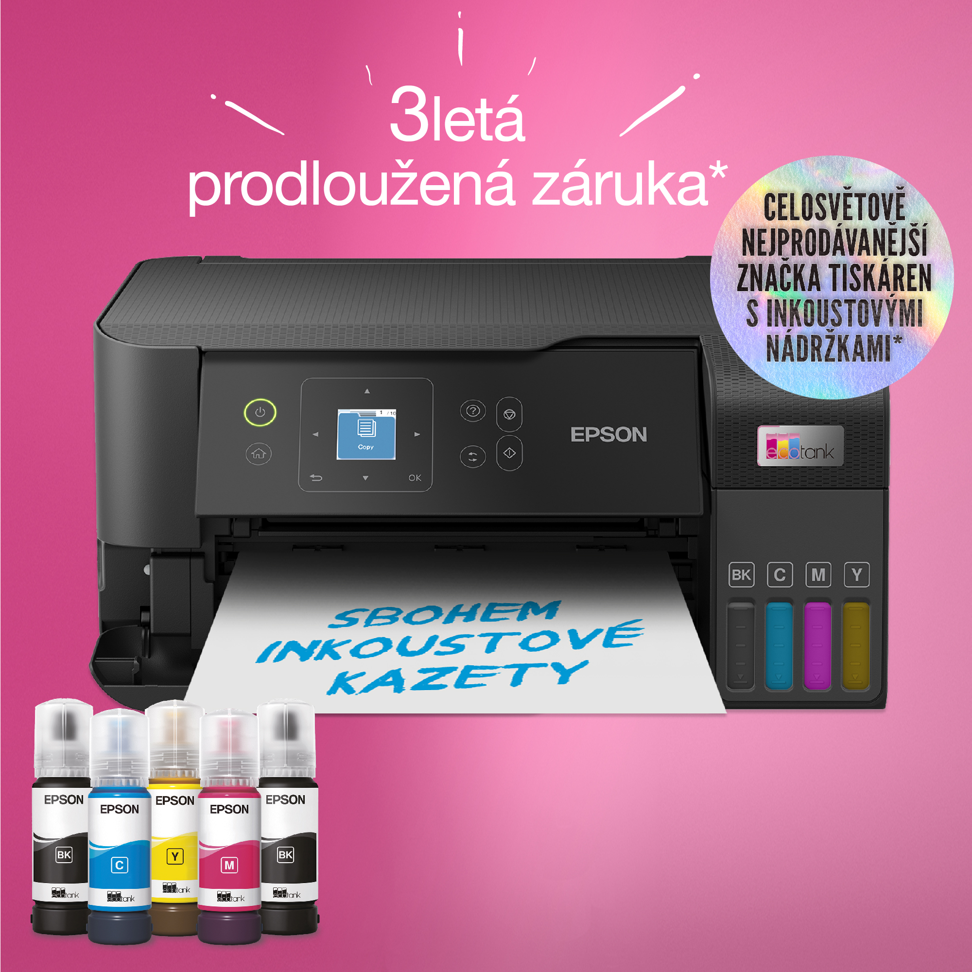 Epson EcoTank/ L3560/ MF/ Ink/ A4/ WiFi/ USB8 