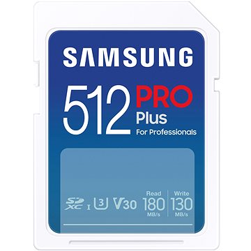 Samsung/ SDXC/ 512GB/ 180MBps/ Class 10/ Modrá0 