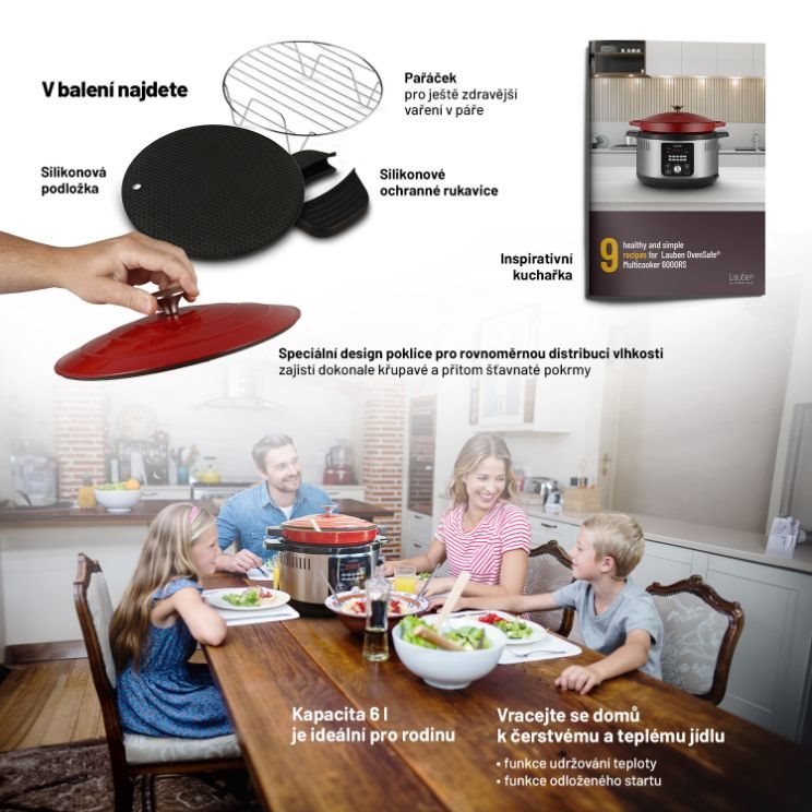 Lauben OvenSafe® Multicooker 6000RS4 