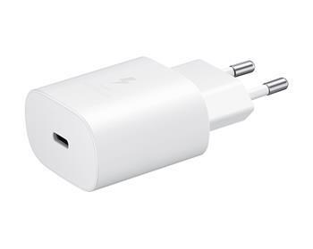 Samsung cestovní nabíječka EP-TA800EWE,  PD,  Fast charging,  USB-C,  25 W,  bílá,  (bulk)0 