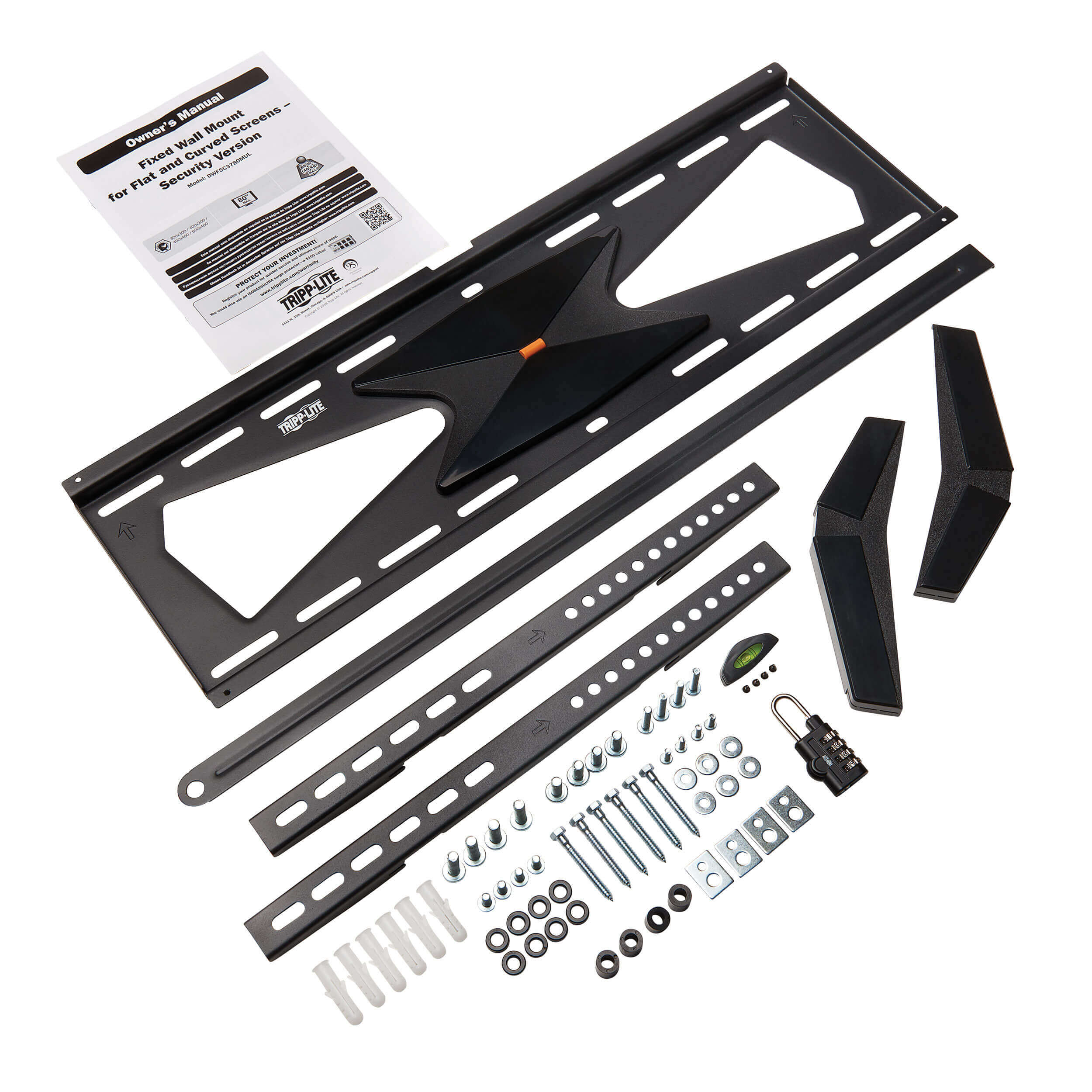 Držiak pre televízory a monitory 37-80 na stenu, pevný, uzamykateľný, vysoké zaťaženie4 