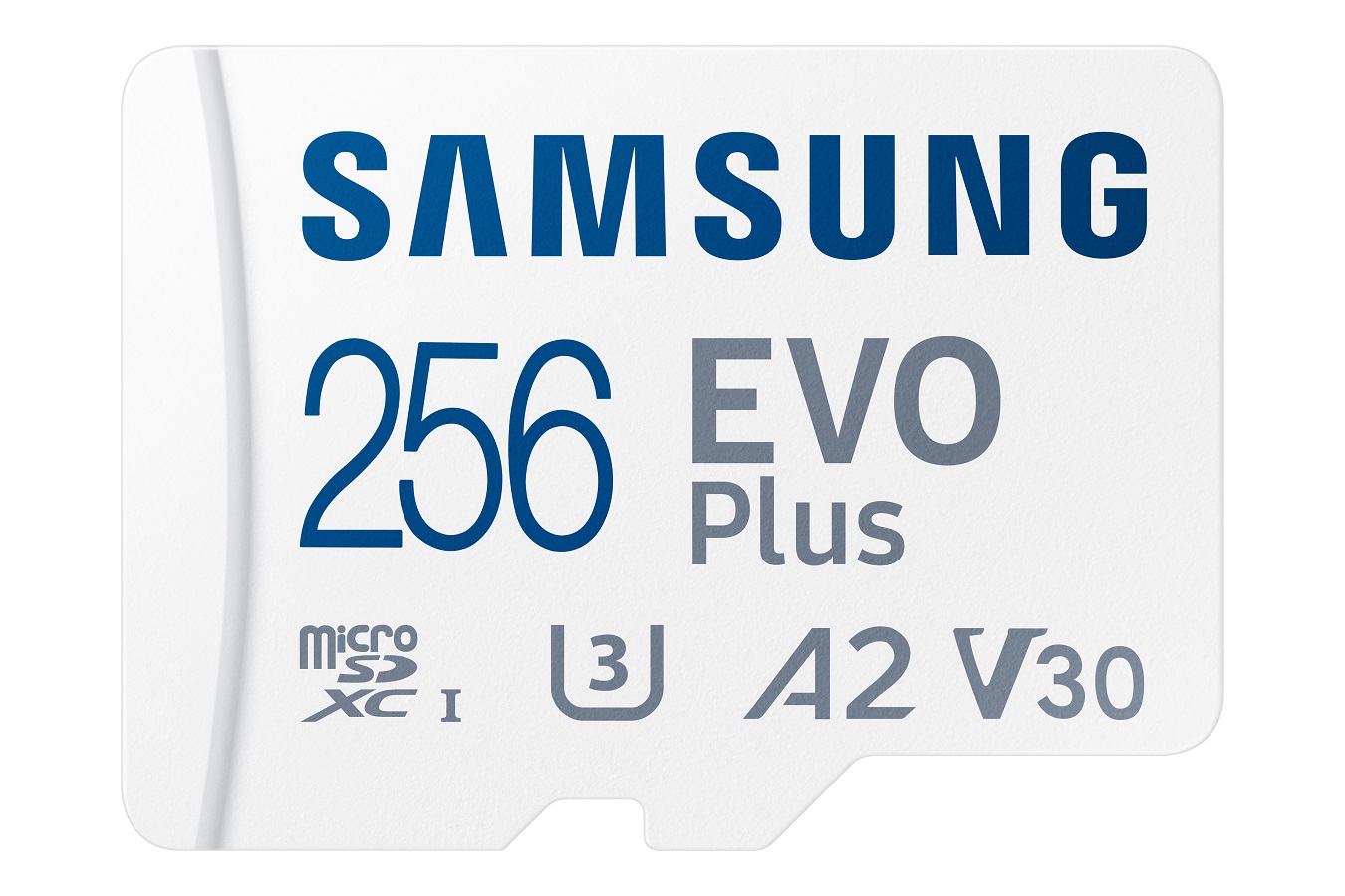 Samsung EVO Plus/ micro SDXC/ 256GB/ UHS-I U3 / Class 10/ + Adaptér/ Bílá1 