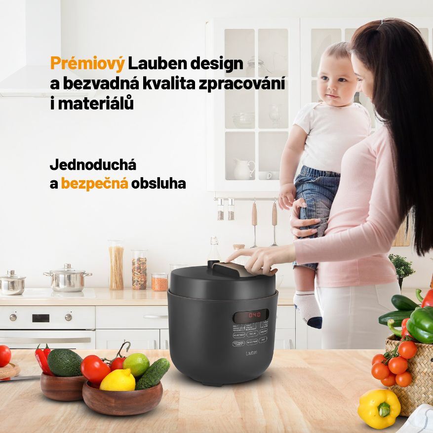 Lauben Electric Pressure Cooker 5000AT6 