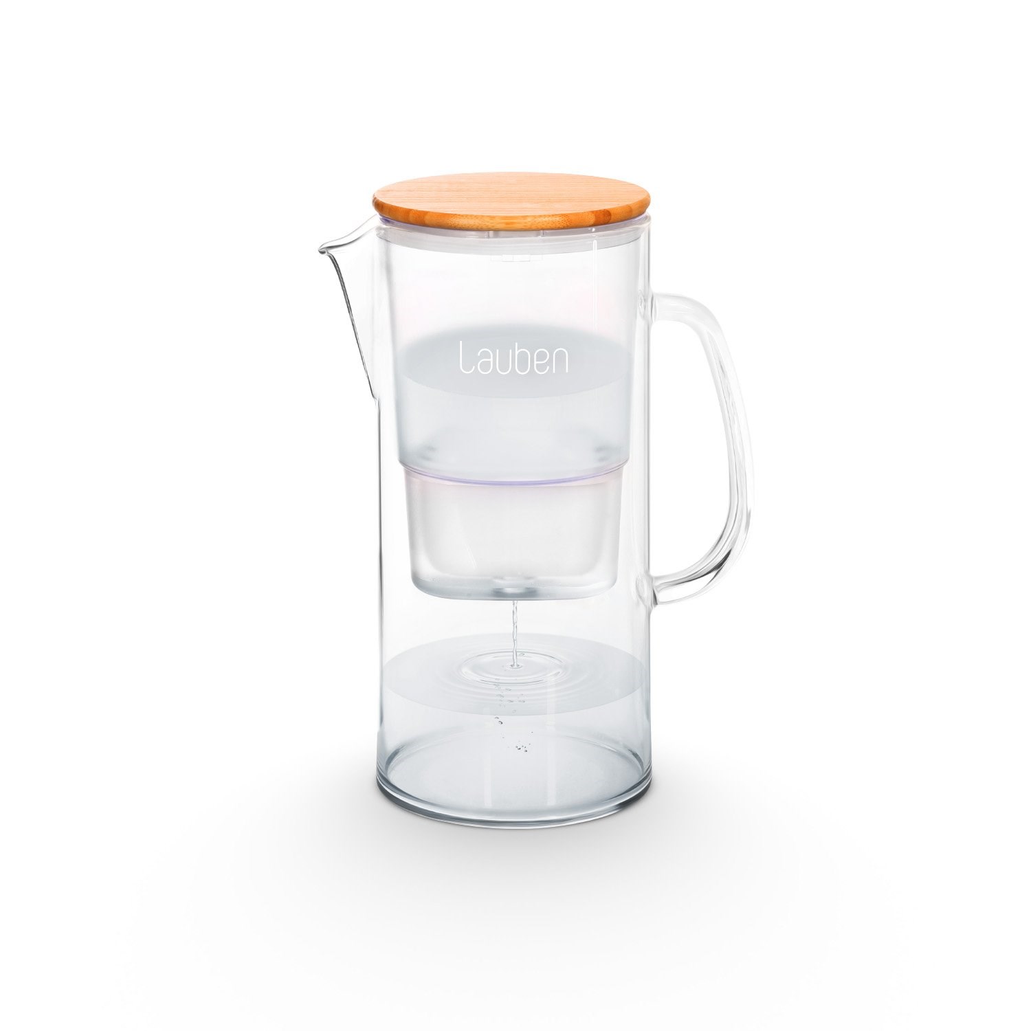 Lauben Glass Water Filter Jug 32GW - filtrační konvice0 