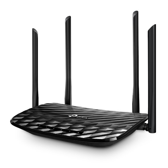 TP-LINK Archer C6 AC1200 Dual-Band Wi-Fi Router, 867Mbps at 5GHz + 300Mbps at 2.4GHz,  5 Gigabit Ports0 
