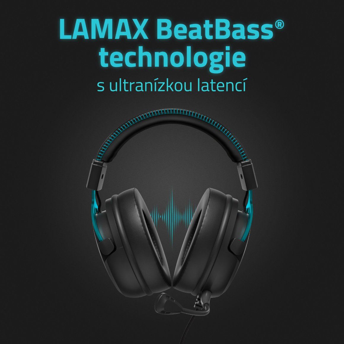 LAMAX Heroes Defender1 - náhlavní sluchátka - černá1 