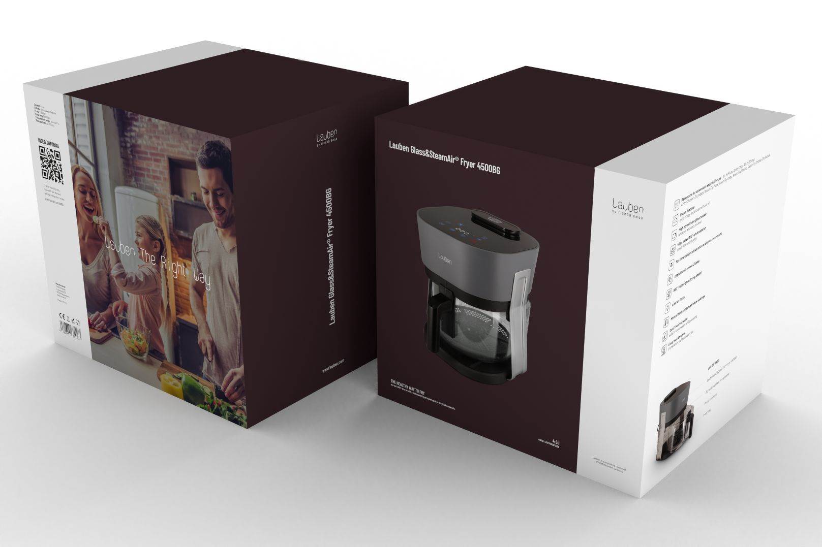 Lauben Glass&SteamAir® Fryer 4500BG11 