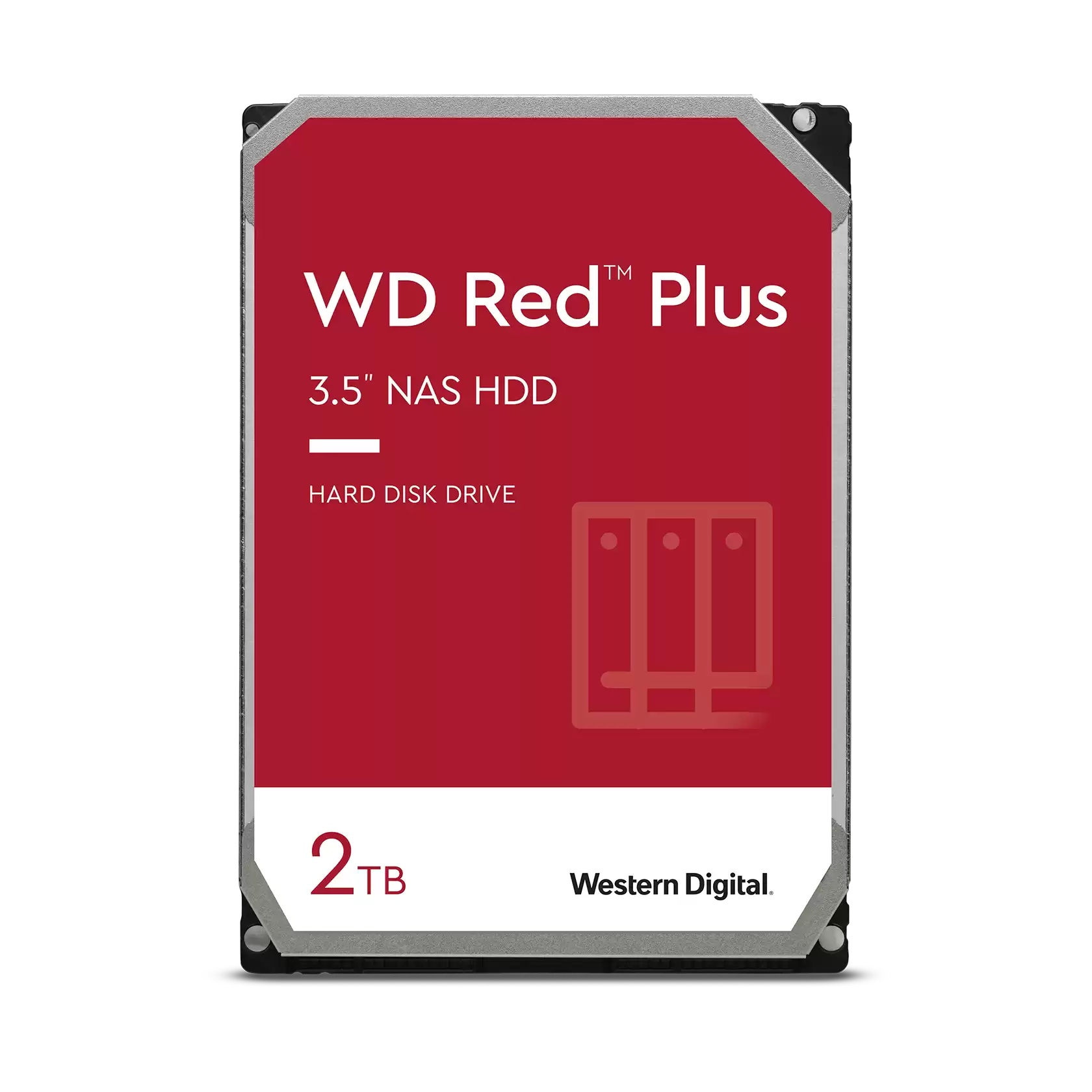 WD Red Plus/ 2TB/ HDD/ 3.5"/ SATA/ 5400 RPM/ 3R0 
