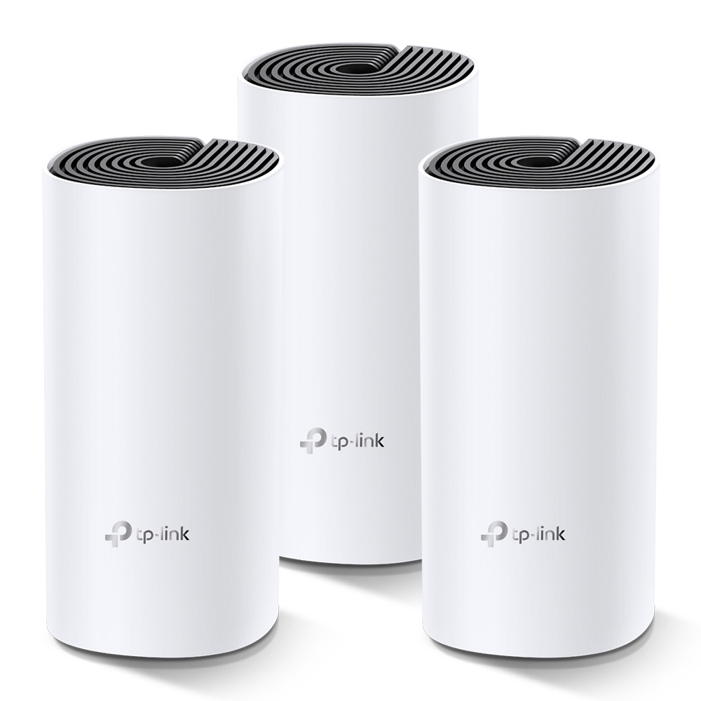 TP-Link AC1200 Whole-Home Mesh Wi-Fi System Deco M4(3-Pack), 2xGigabit port0 