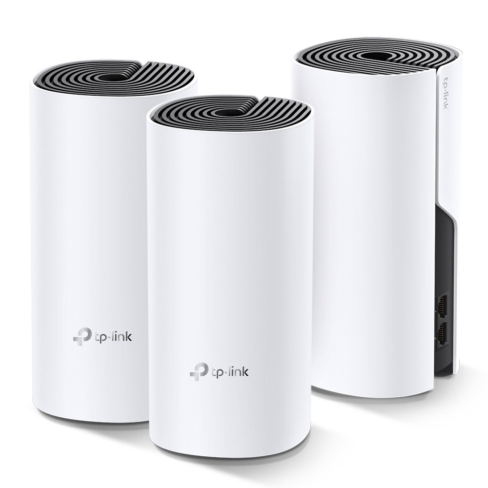 TP-Link AC1200 Whole-Home Mesh Wi-Fi System Deco M4(3-Pack), 2xGigabit port3 