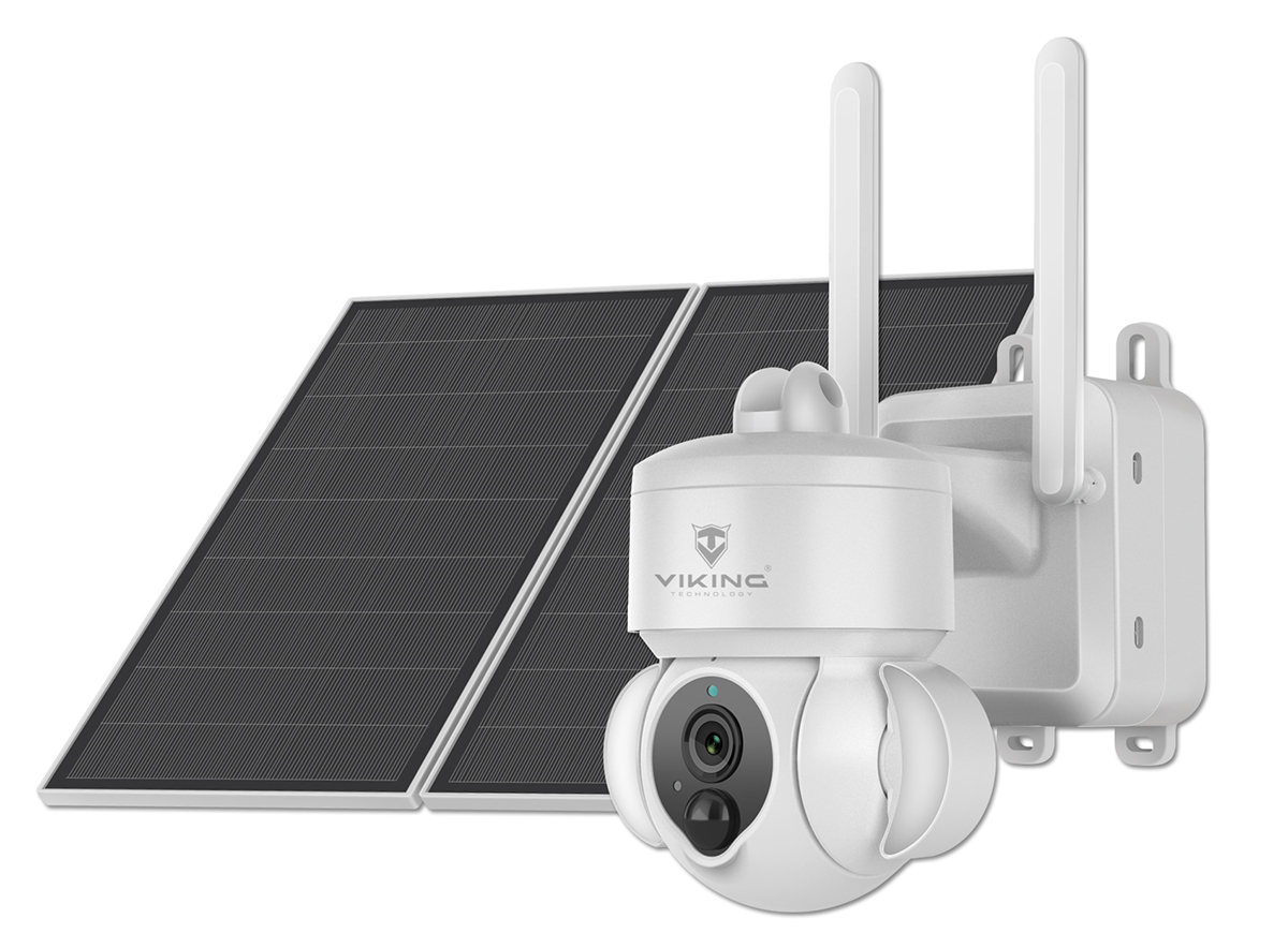 Solárna HD kamera Viking HDs03 4G/ 20000mAh/ farebné nočné videnie/ IP66/ aplikácia/ notifikácia/ biela3 
