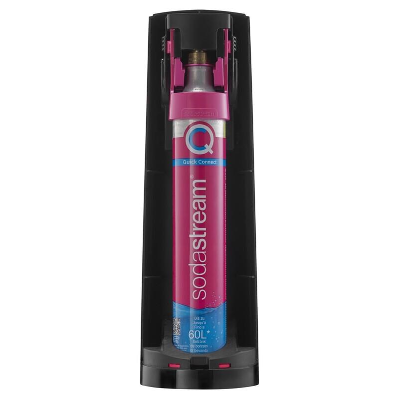 SodaStream Terra Black výrobník sody, mechanický, 1l láhev SodaStream Fuse, bombička s CO2, černý5 