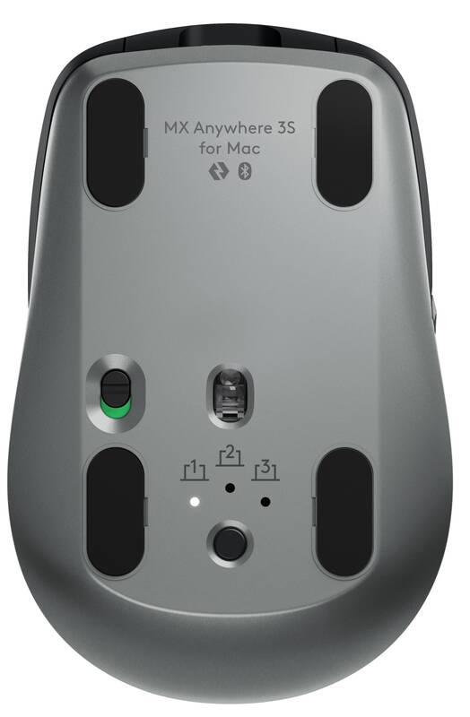 LOGITECH MX Anywhere 3S/ Kancelárska/ Laserová/ Pre pravákov/ 8 000 DPI/ USB+BT/ Grafitová7 