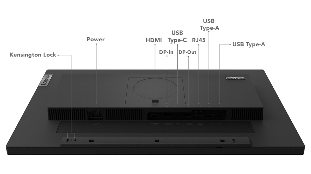 Lenovo ThinkVision/ T24m-29/ 23, 8"/ IPS/ FHD/ 60Hz/ 6ms/ Blck-Red/ 3R7 