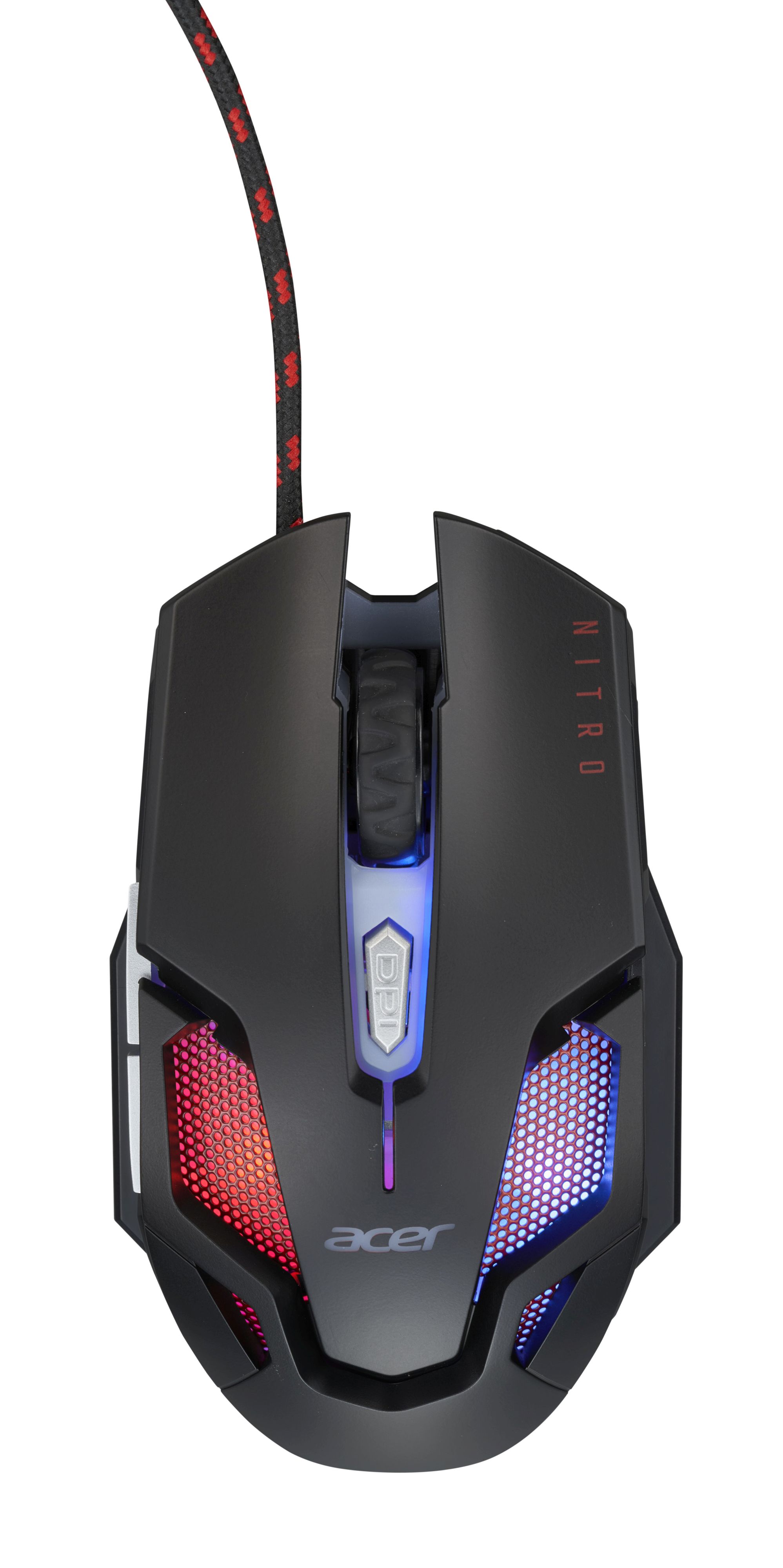 Acer Nitro Gaming Mouse II/ Herná/ Optická/ Pre pravákov/ 7 200 DPI/ Drôtová USB/ Čierna0 
