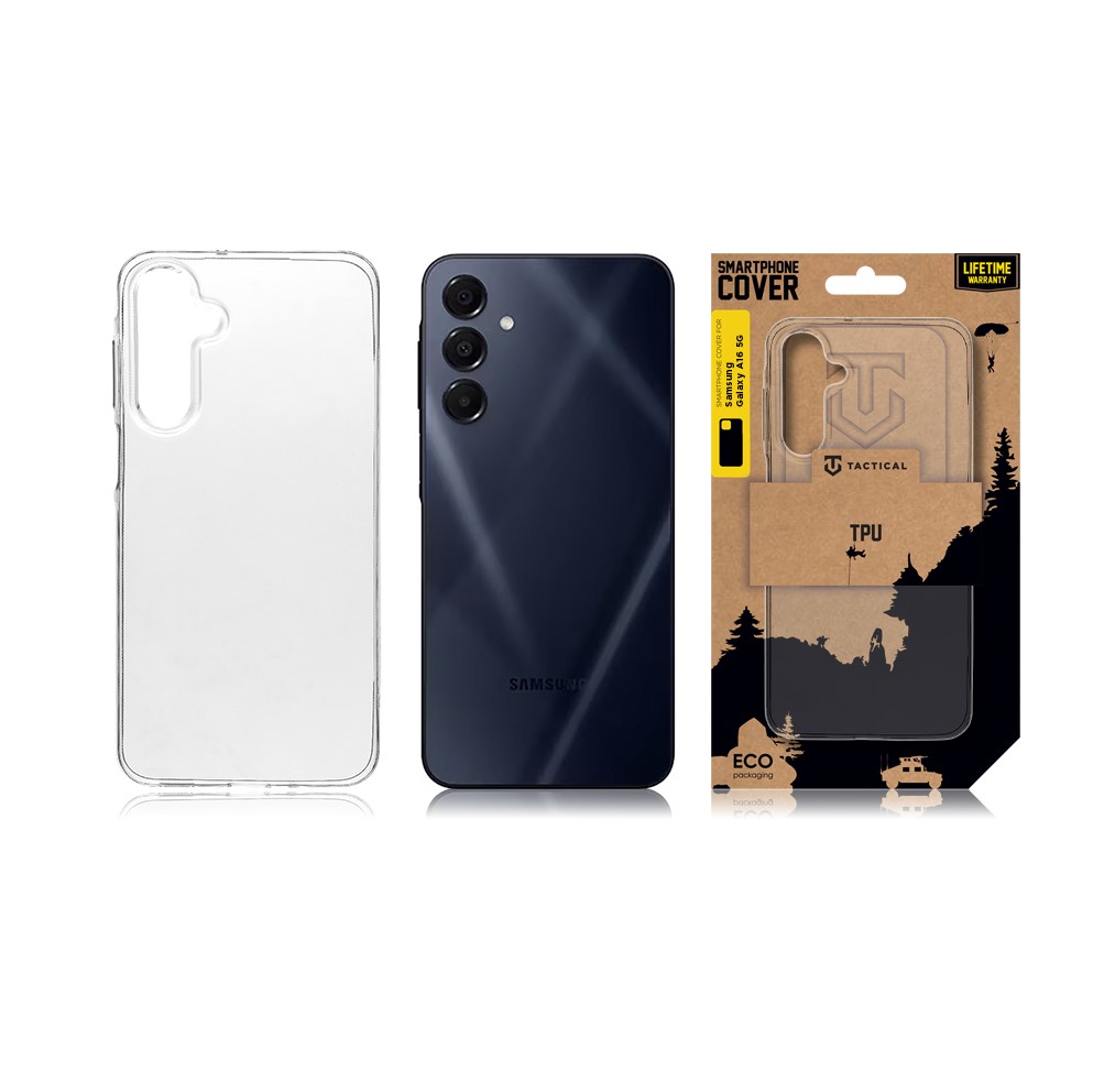 Tactical TPU Kryt pre Samsung Galaxy A16 4G/ 5G Transparent2 