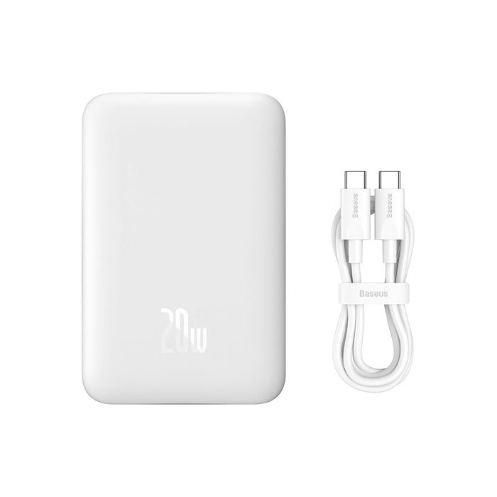 Baseus Magnetická Powerbanka 10000mAh 20W White0 