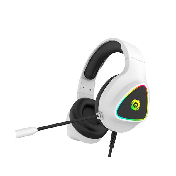 Canyon GH-6, Shadder herný headset, USB / 2x 3.5mm jack, 2m kábel, multicolor RGB podsvietenie, biely0 