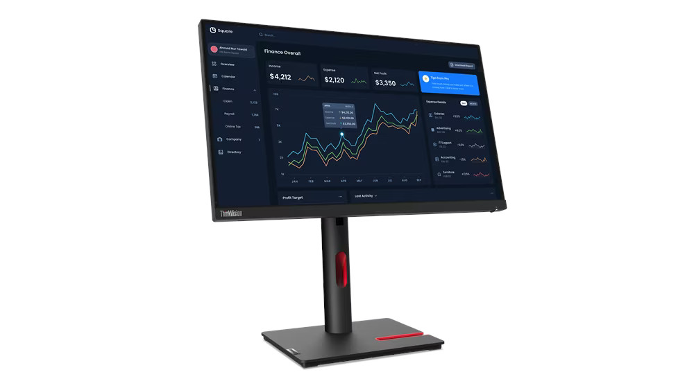 Lenovo ThinkVision/ T23i-30/ 23"/ IPS/ FHD/ 60Hz/ 6ms/ Black/ 3R1 
