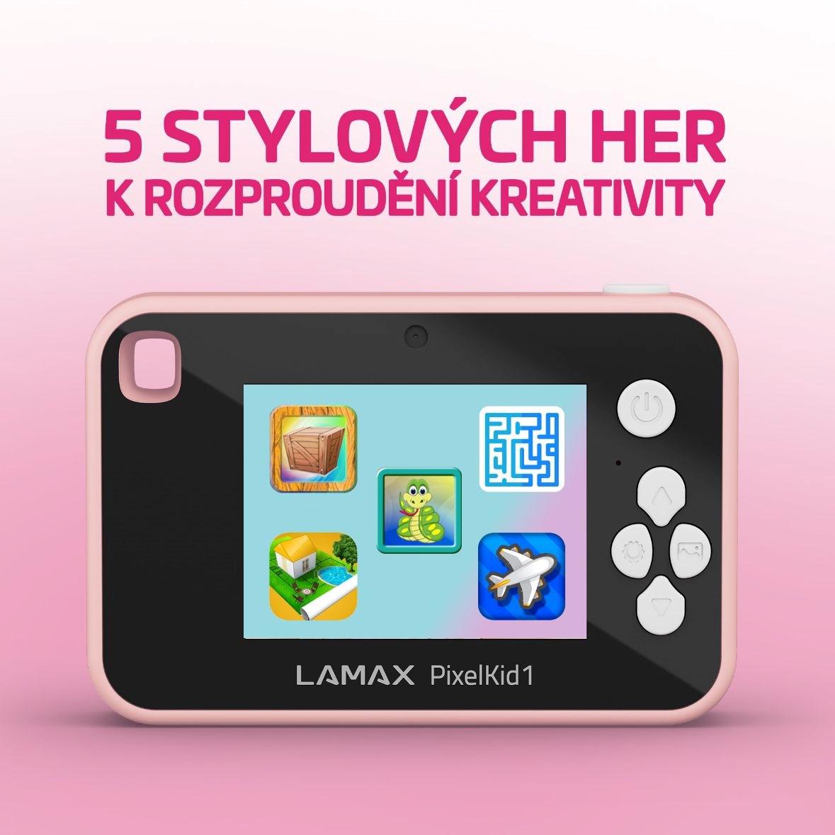 LAMAX PixelKid1 Pink2 