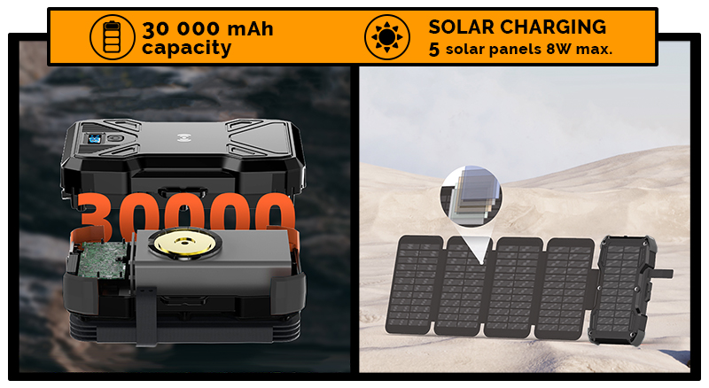 Solárna powerbanka VIKING TYR III4 