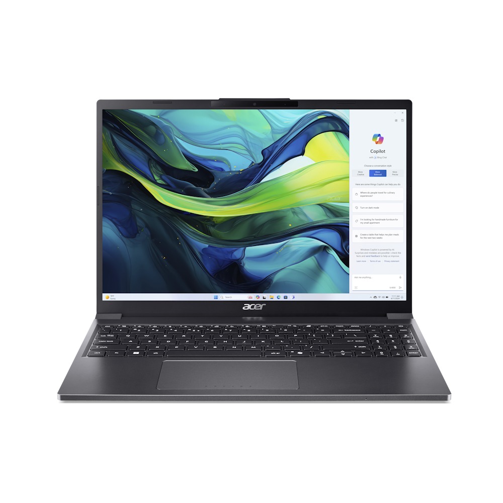 Acer Aspire Go 15/ AG15-51P-5382/ i5-1235U/ 15, 3"/ WUXGA/ 16GB/ 1TB SSD/ UHD/ W11H/ Gray/ 2R2 