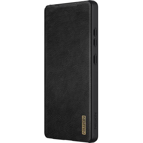SAMSUNG Nillkin Qin Book PRO Puzdro pre Samsung Galaxy S25 Ultra čierny0 