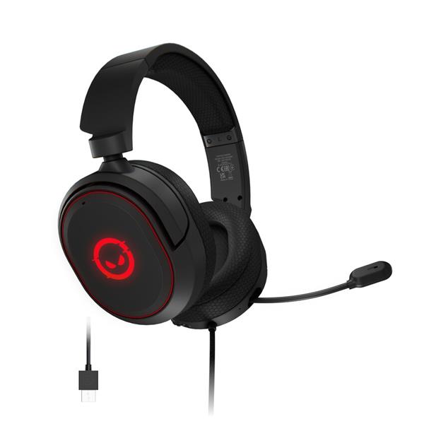 Lorgar Kaya 460, herný headset pre najvýkonnejších hráčov, USB-A, LED indikácia hovoru, čierny0 