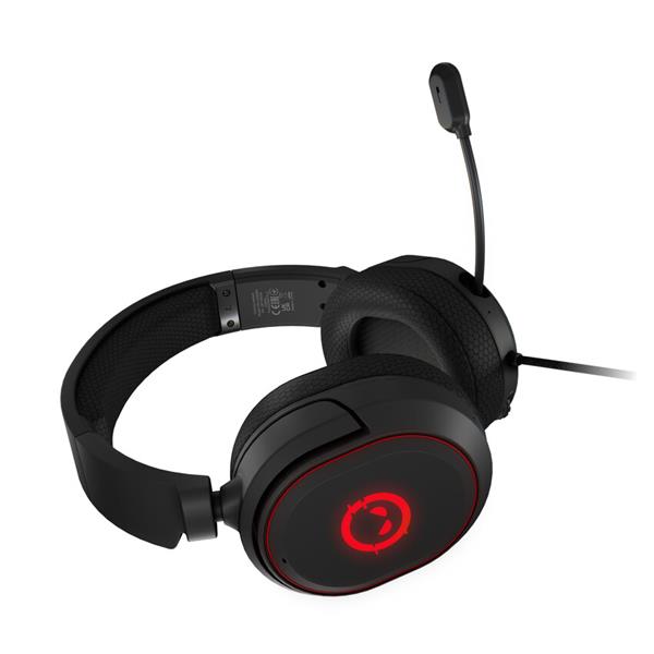 Lorgar Kaya 460, herný headset pre najvýkonnejších hráčov, USB-A, LED indikácia hovoru, čierny4 