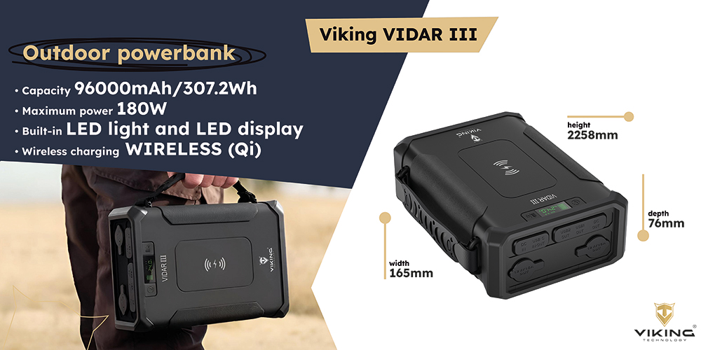 Outdoorová powerbanka Viking VIDAR III16 