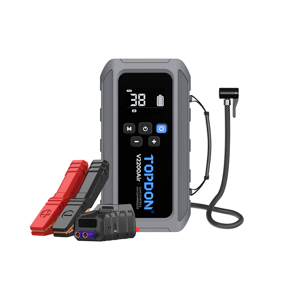 TOPDON Car Jump Starter JumpSurge V2200air/ 12000mAh/ max výstupný prúd 2200A/ 4-150PSI15 