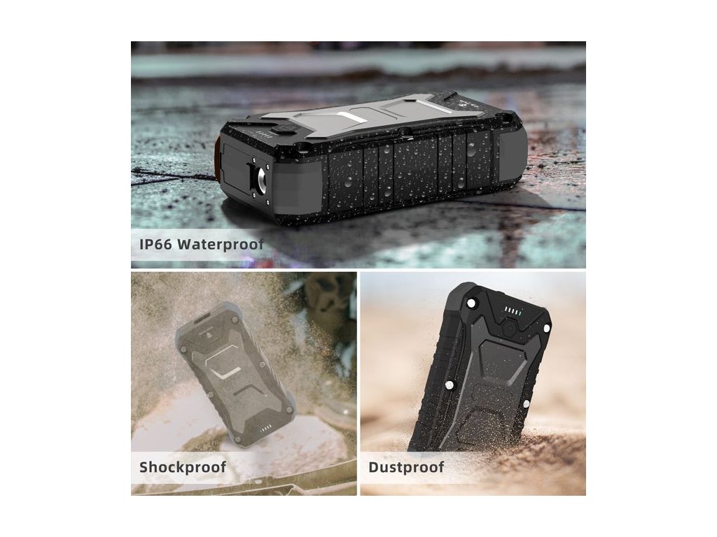 Outdoorová powerbanka Viking SKADI III/ Output:DC, 1xUSB-C, 2xUSB-A/ Wireless charge 15W max/ 30000mAh7 