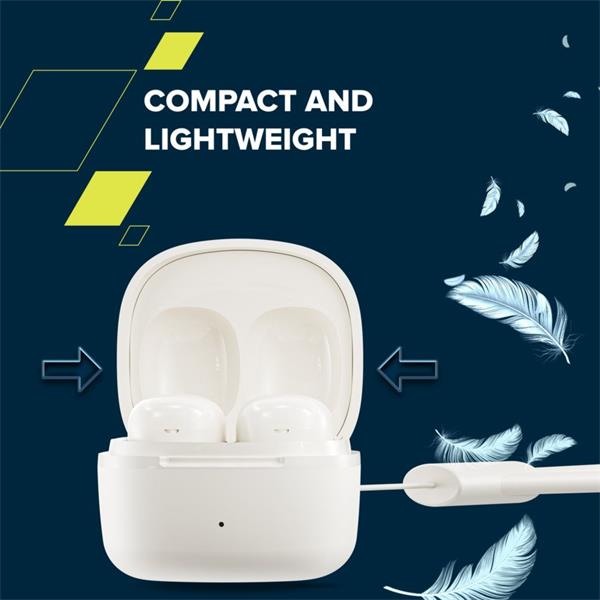 Canyon OnGo 4 Mini, True Wireless Stereo BT slúchadlá do uší, 6 + 18hod výdrž, nabíjacia stanica v kazete, bežové6 
