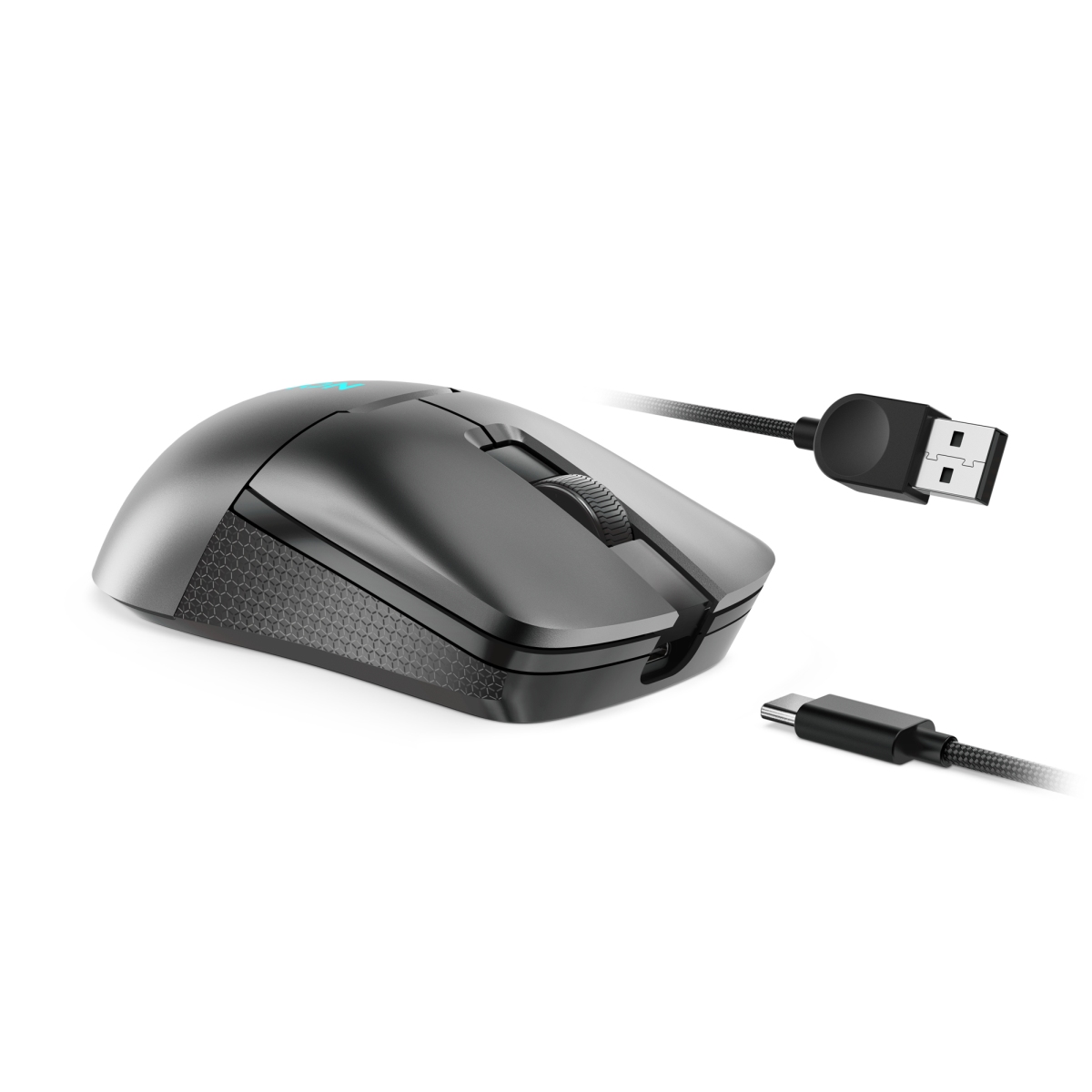 Lenovo Legion M600s/ Herná/ Optická/ Pre pravákov/ 19 000 DPI/ Drôtová+bezdrôtová/ Sivá5 