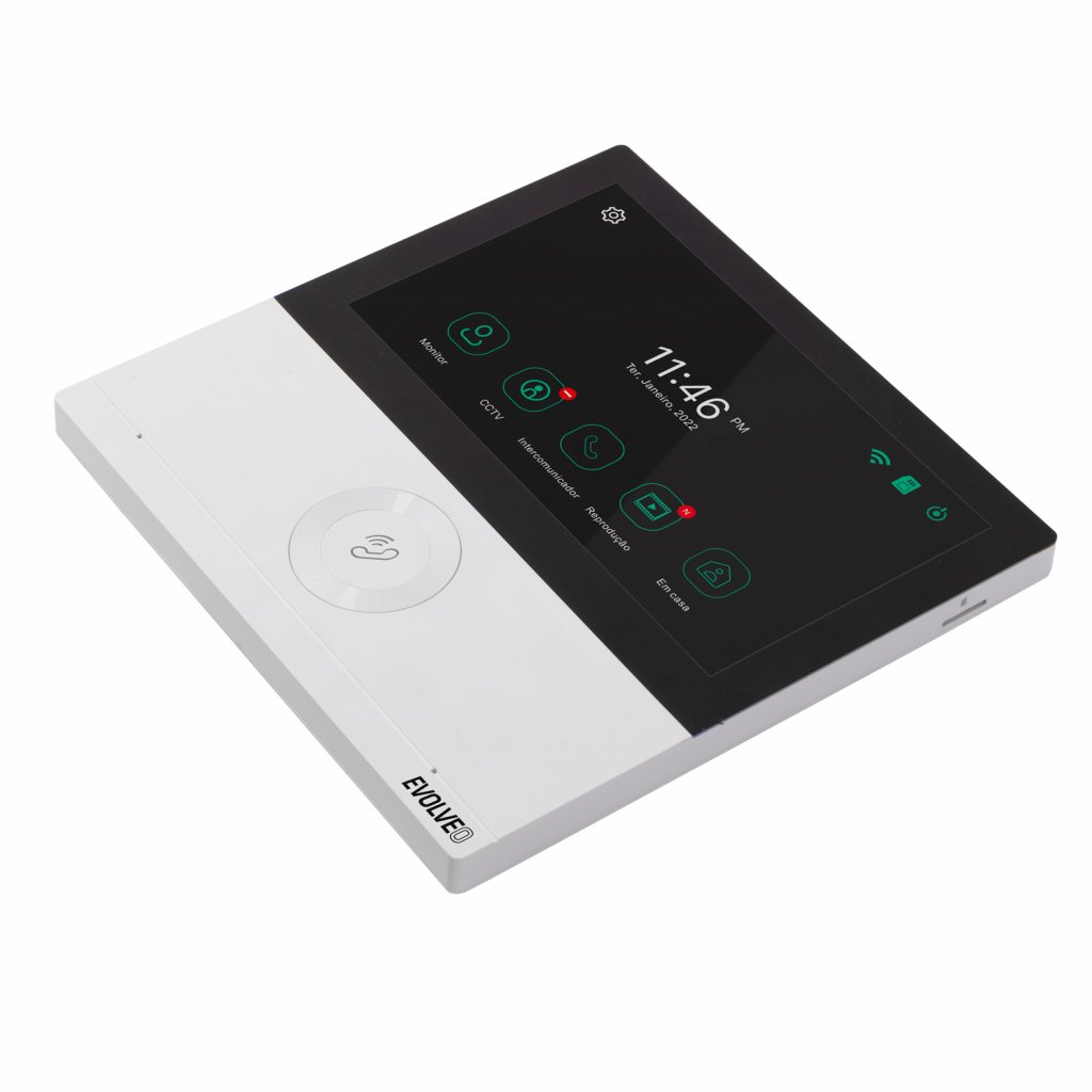 EVOLVEO DoorPhone AHD7, Sada domáceho WiFi videotelefónu s ovládaním brány alebo dverí, biely monitor2 