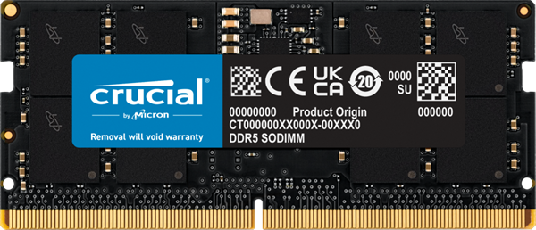 Crucial 16GB DDR5 5600MHz SODIMM CL460 