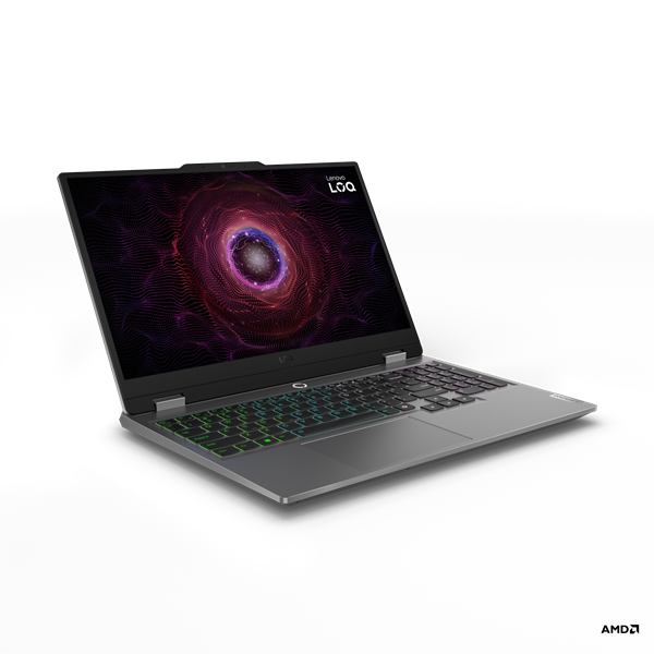 Lenovo IP LOQ 15AHP9, Ryzen 5 8645HS, 15.6˝ 2560x1440 QHD, RTX 4060/6GB, 16GB, SSD 512GB, FDOS, šedý, 2y CI2 
