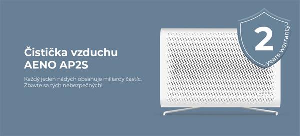 AENO Čistička vzduchu AP2S - 50m2, 420m3/h,SMART, Tvoc senzor, Carbon&HEPA H13, UV lampa, ION, na stenu6 