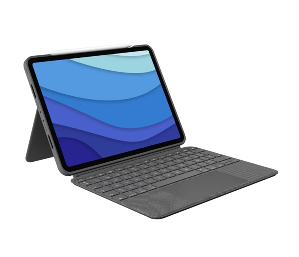 Logitech® Combo Touch for iPad Pro 12.9-inch (5th and 6th generation) - GREY - UK - INTNL0 