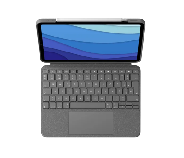 Logitech® Combo Touch for iPad Pro 12.9-inch (5th and 6th generation) - GREY - UK - INTNL4 