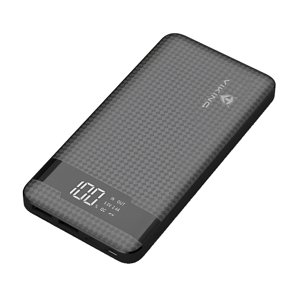 VIKING POWER BANK PN-961PD QC3.0 10000mAh, QUICK CHARGE 3.0, Čierna12 