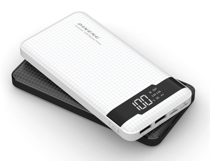 VIKING POWER BANK PN-961PD QC3.0 10000mAh, QUICK CHARGE 3.0, Čierna1 