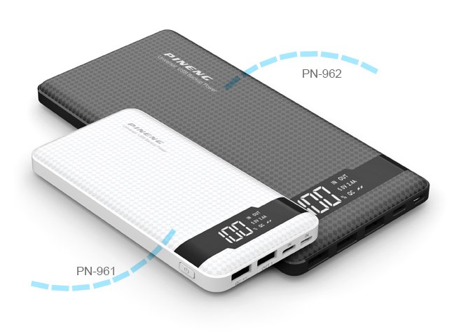 VIKING POWER BANK PN-961PD QC3.0 10000mAh, QUICK CHARGE 3.0, Čierna6 