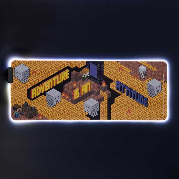 Paladone Light Up Desk Mat (Minecraft)3 