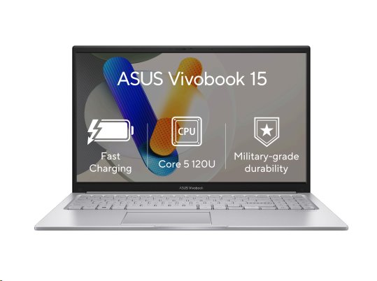 ASUS Vivobook 15 X1504VA-BQ4153W, Core 5-120U , 15.6˝ 1920 x 1080 FHD, UMA, 16GB, SSD 512GB, W11H0 