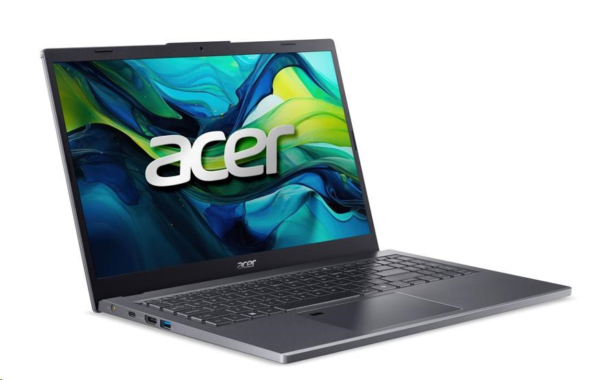 ACER NTB Aspire 15 (A15-61M-R3KV), R7-8840HS, 15.6"FHD, 16GB, 512GB SSD, Radeon 780M, Linux, Gray3 